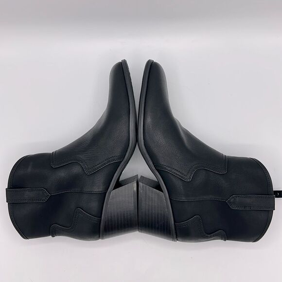 Dr. Scholl's Ankle Booties Size 10M Black Leather NWOB - Picture 9 of 13